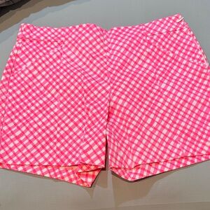Lilly Pulitzer Pink Checkered Women's Shorts